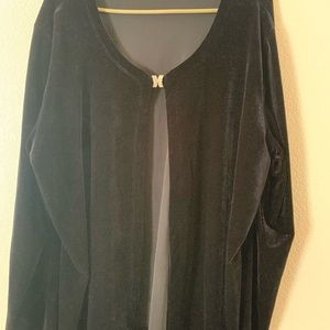 Black velvet jeweled clasp 22/24 fashion bug